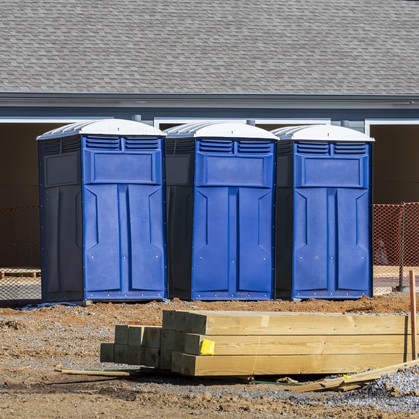 what is the expected delivery and pickup timeframe for the porta potties in Casper Mountain Wyoming